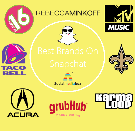 The Best Brands On Snapchat!